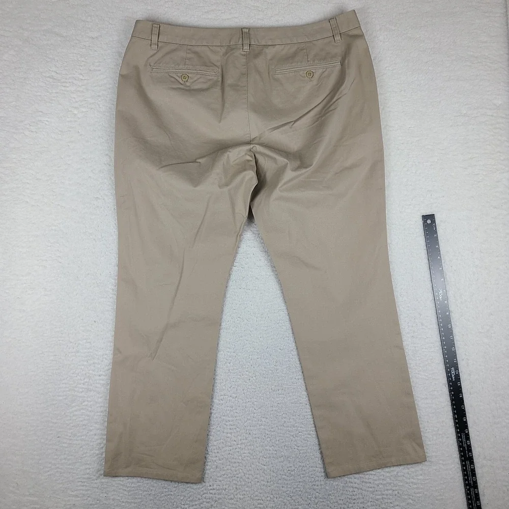 BONOBOS‎ Pants Mens 40x30 Beige Slim Chino Khakis HEMMED